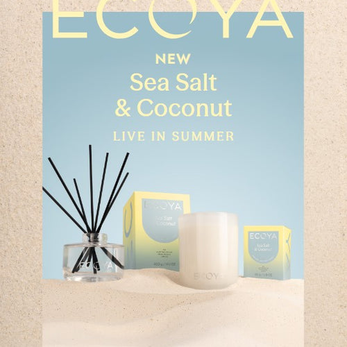 ECOYA 2026 Sea Salt & Coconut Home A5 Promo Block Insert AU