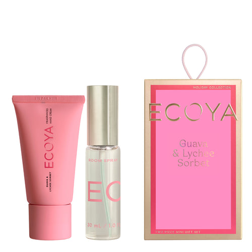 Guava & Lychee Sorbet Two Piece Mini Gift Set Holiday Collection