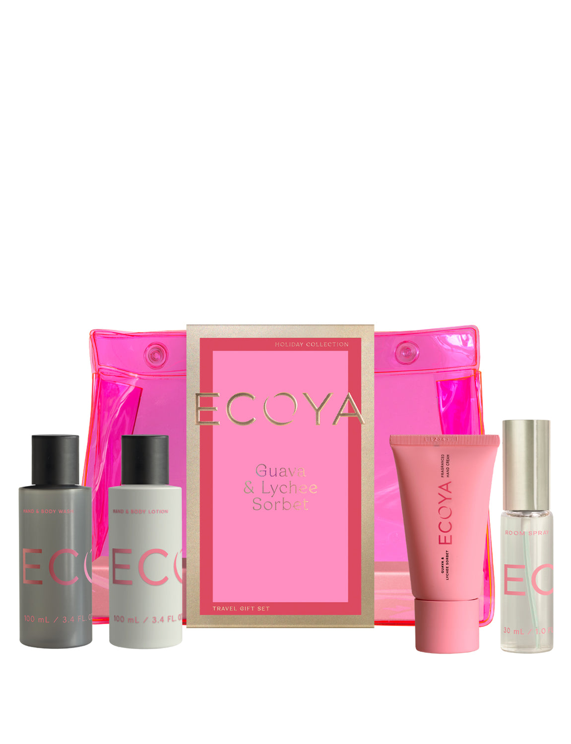 Guava & Lychee Sorbet Travel Gift Set Holiday Collection