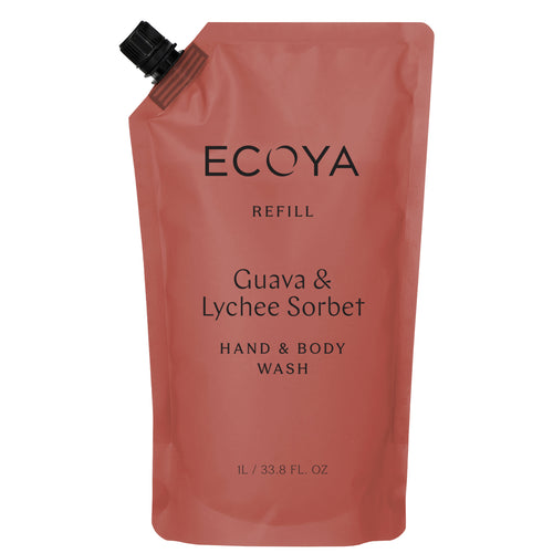 Hand & Body Wash Refill (1L) - Guava & Lychee Sorbet