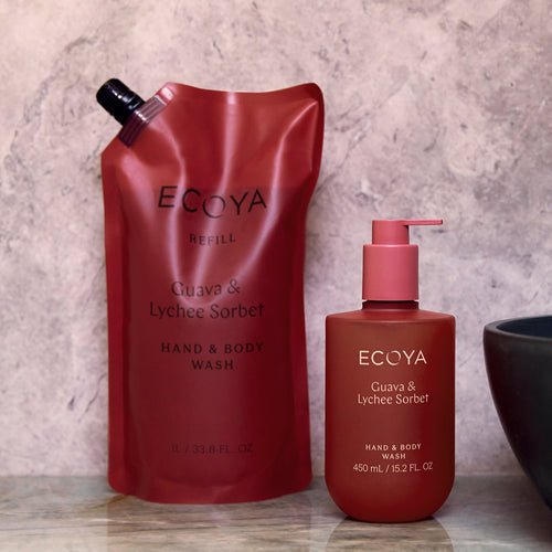 Hand & Body Wash Refill (1L) - Guava & Lychee Sorbet
