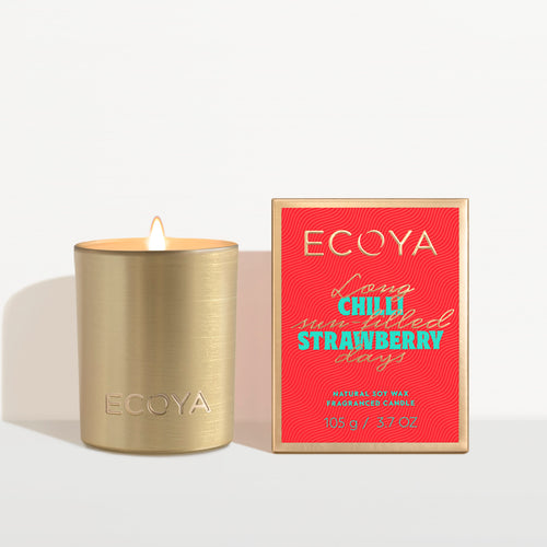 Chilli Strawberry Mini Goldie Candle Holiday Collection