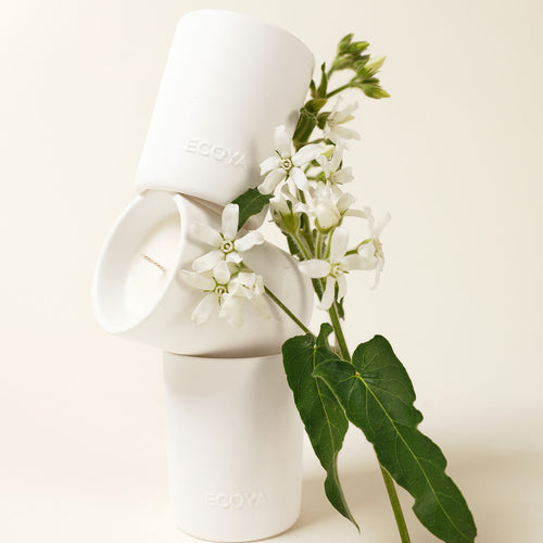Mother's Day Mini Ceramic Candle Gift Set - Citrus Blossom & Magnolia
