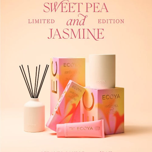 ECOYA 2026 Sweet Pea & Jasmine LE A5 Promo Block Insert AU