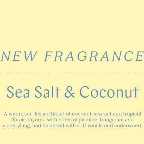 ECOYA 2026 Sea Salt & Coconut Shelf Tent Card AU